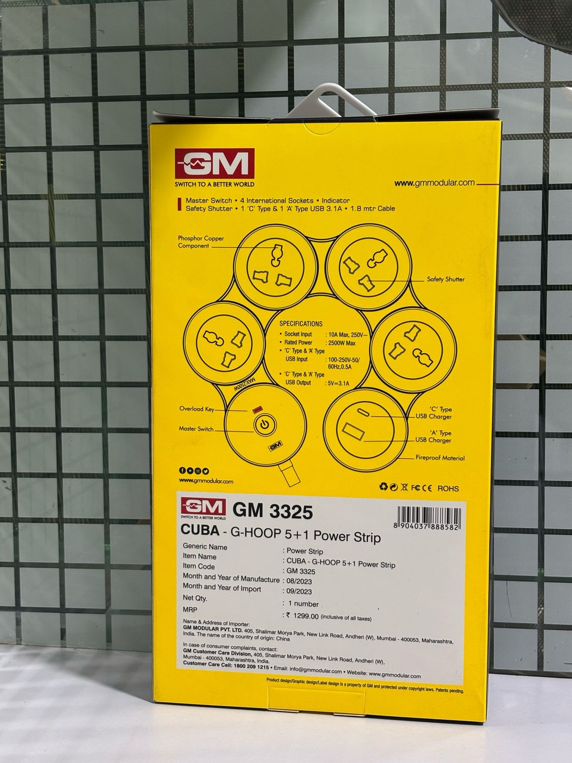 GM 5+1 G-Hoop Spike Guard with A & C Type USB-Master Switch GM 5+1 G-Hoop Spike Guard with A & C Type USB-Master Switch