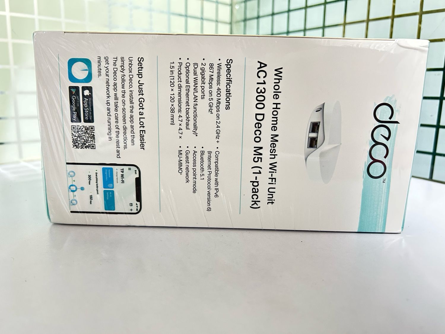 TP-Link Deco M5 Home Wi-fi System Mesh Router, Pack of 1