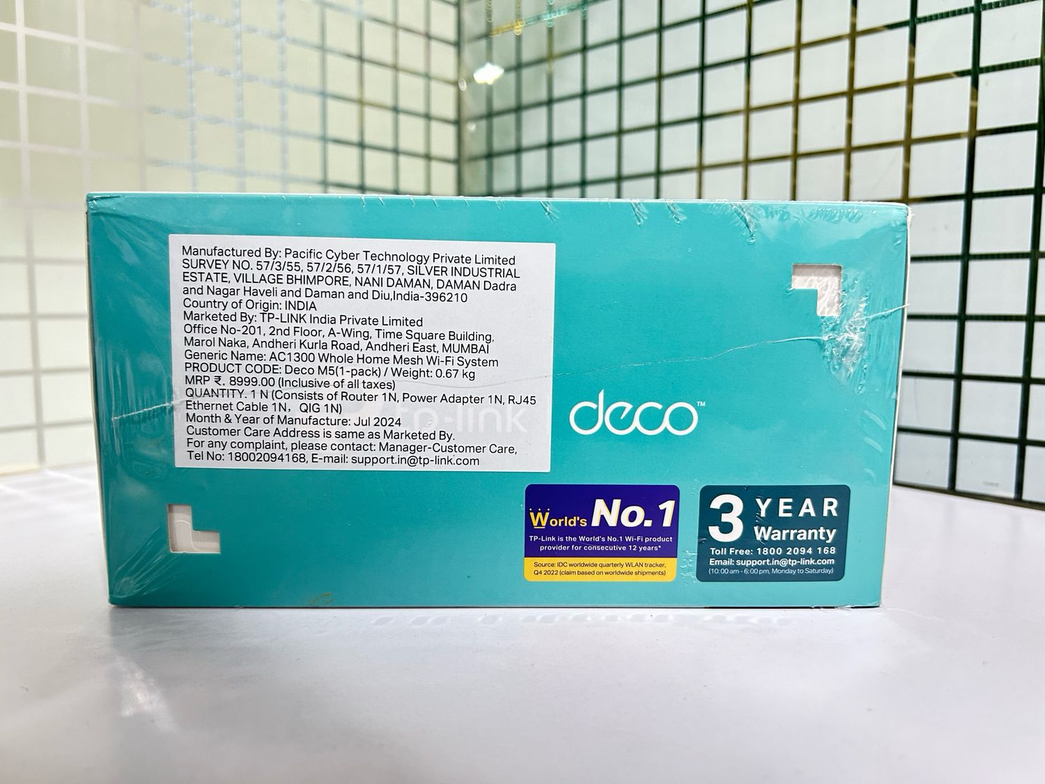 TP-Link Deco M5 Home Wi-fi System Mesh Router, Pack of 1