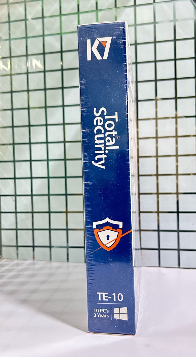 New, 10 User, 3 Year, K7 Total Security