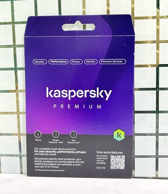 New, 1 User, 1 Year, Kaspersky Premium (total security)