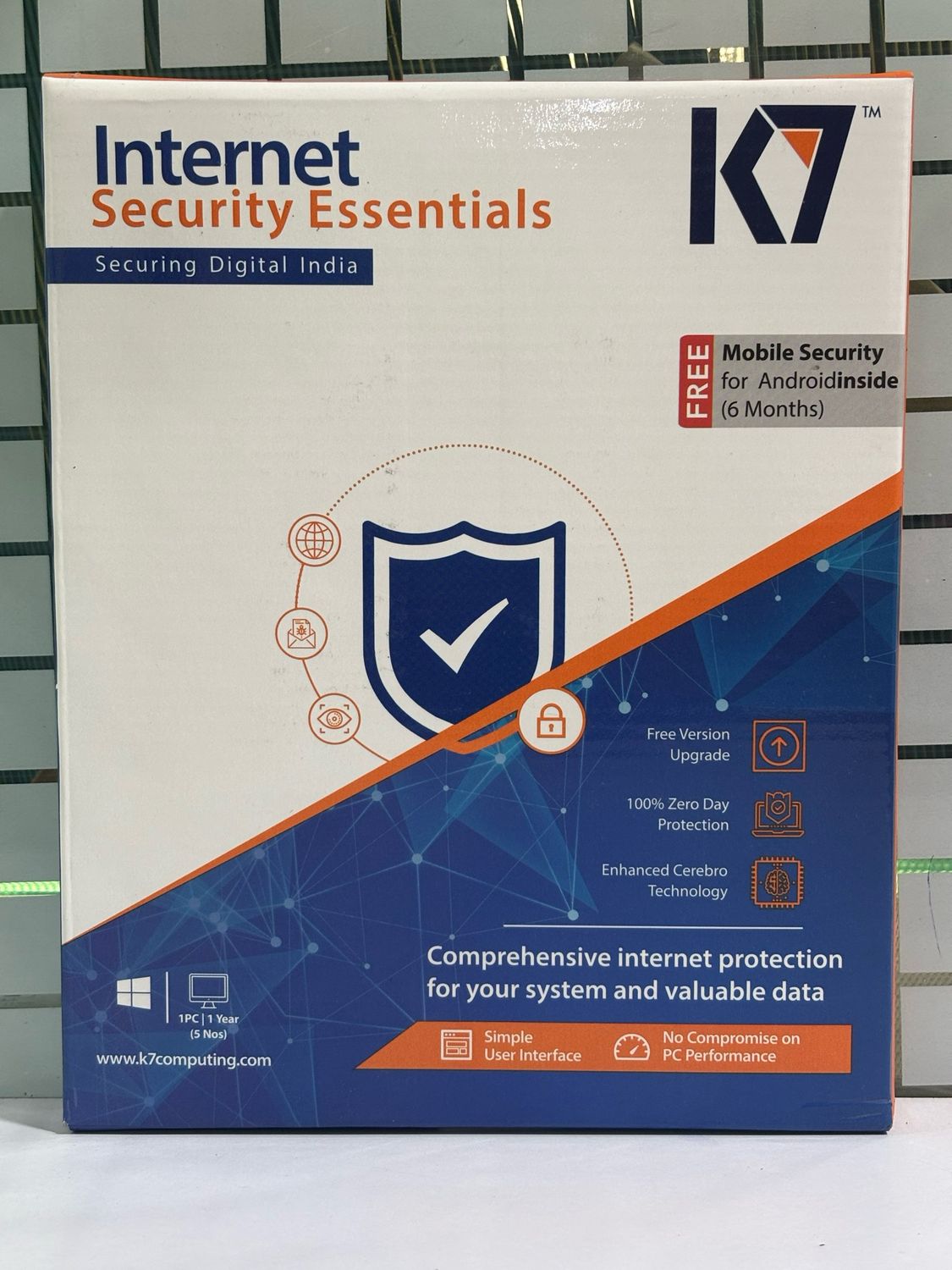 5 User, 1 Year, K7 Internet Security Essentials