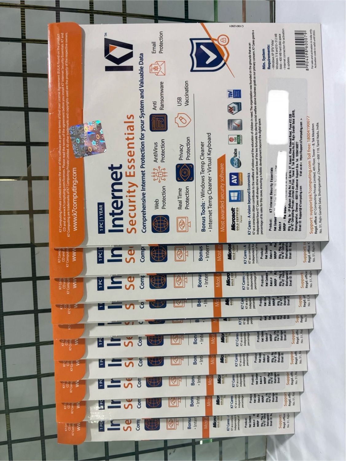 10 User, 1 Year, K7 Internet Security Essentials 10 User, 1 Year, K7 Internet Security Essentials