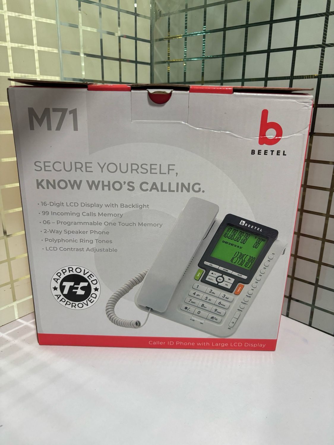 Beetel M71 Caller I’d Phone With Large LCD Display