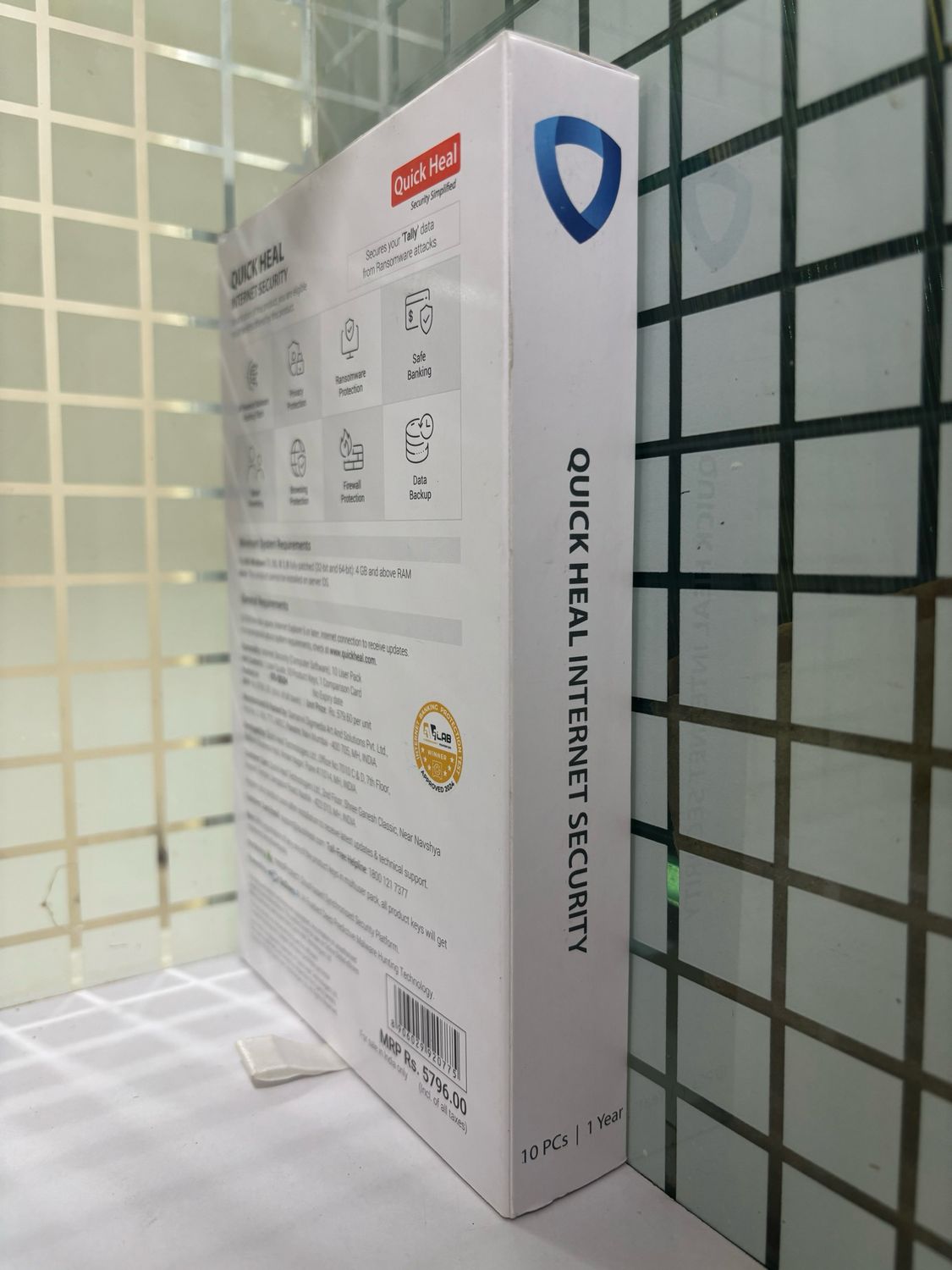 New, 10 User, 1 Year, Quick Heal Internet Security