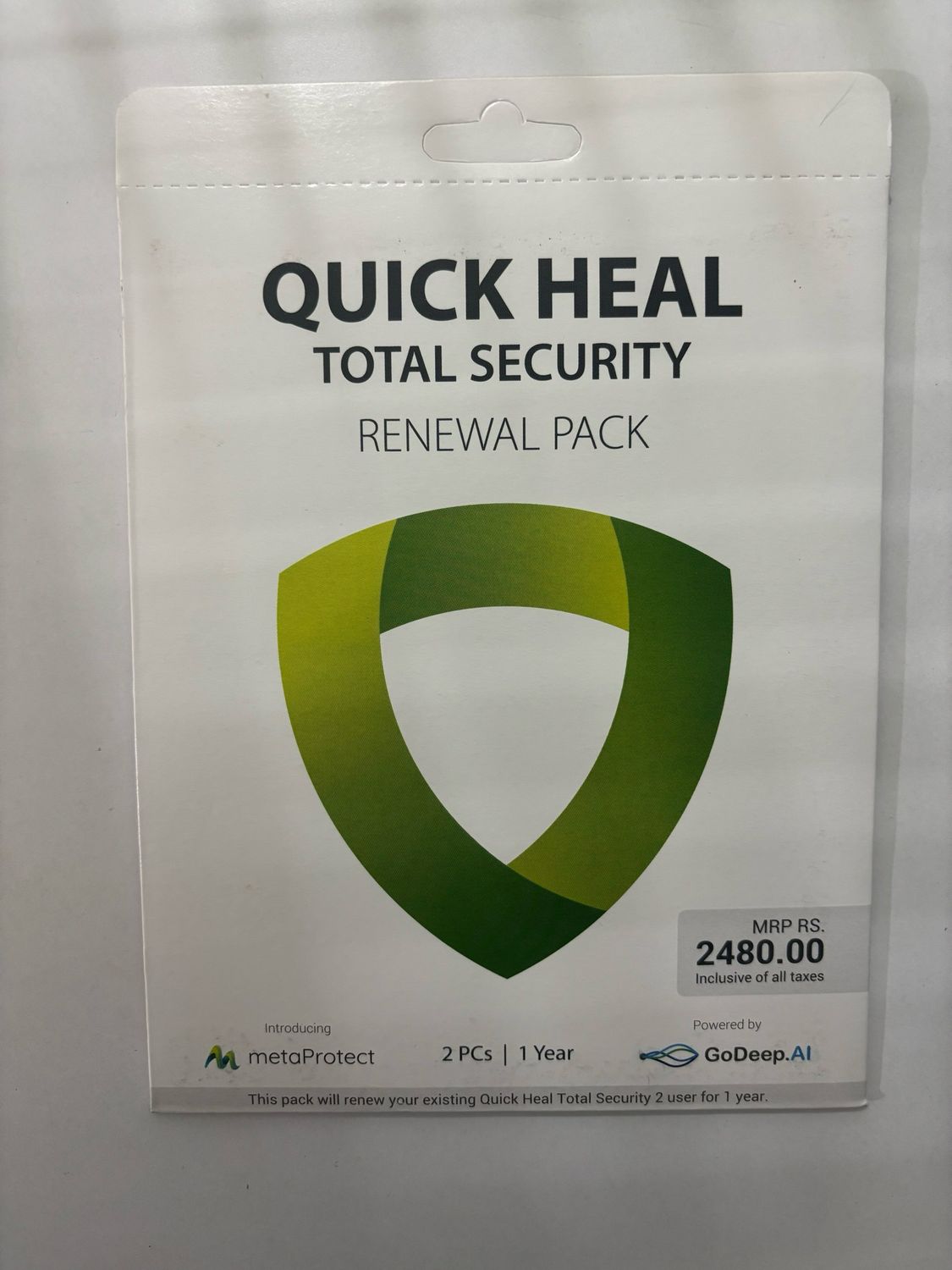 Renewal, 2 User, 1 Year, Quick Heal Total Security Renewal, 2 User, 1 Year, Quick Heal Total Security