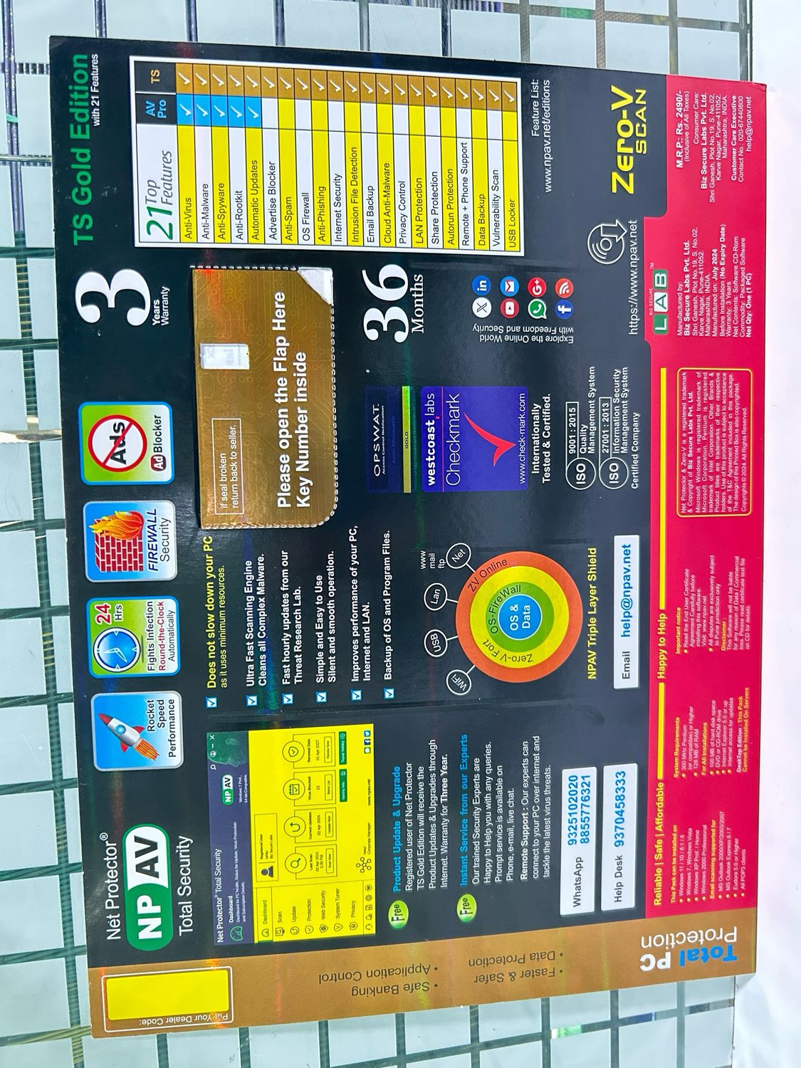 Renewal, 1 User, 3 Year, Net Protector Total Security (NP-AV) Renewal, 1 User, 3 Year, Net Protector Total Security (NP-AV)