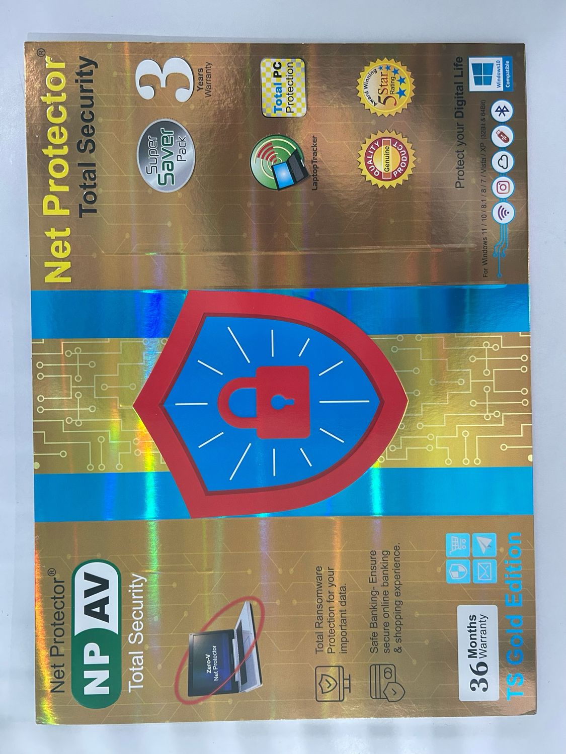 Renewal, 1 User, 3 Year, Net Protector Total Security (NP-AV) Renewal, 1 User, 3 Year, Net Protector Total Security (NP-AV)