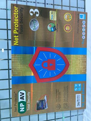 New, 1 User, 3 Year, Net Protector Total Security (NP-AV)