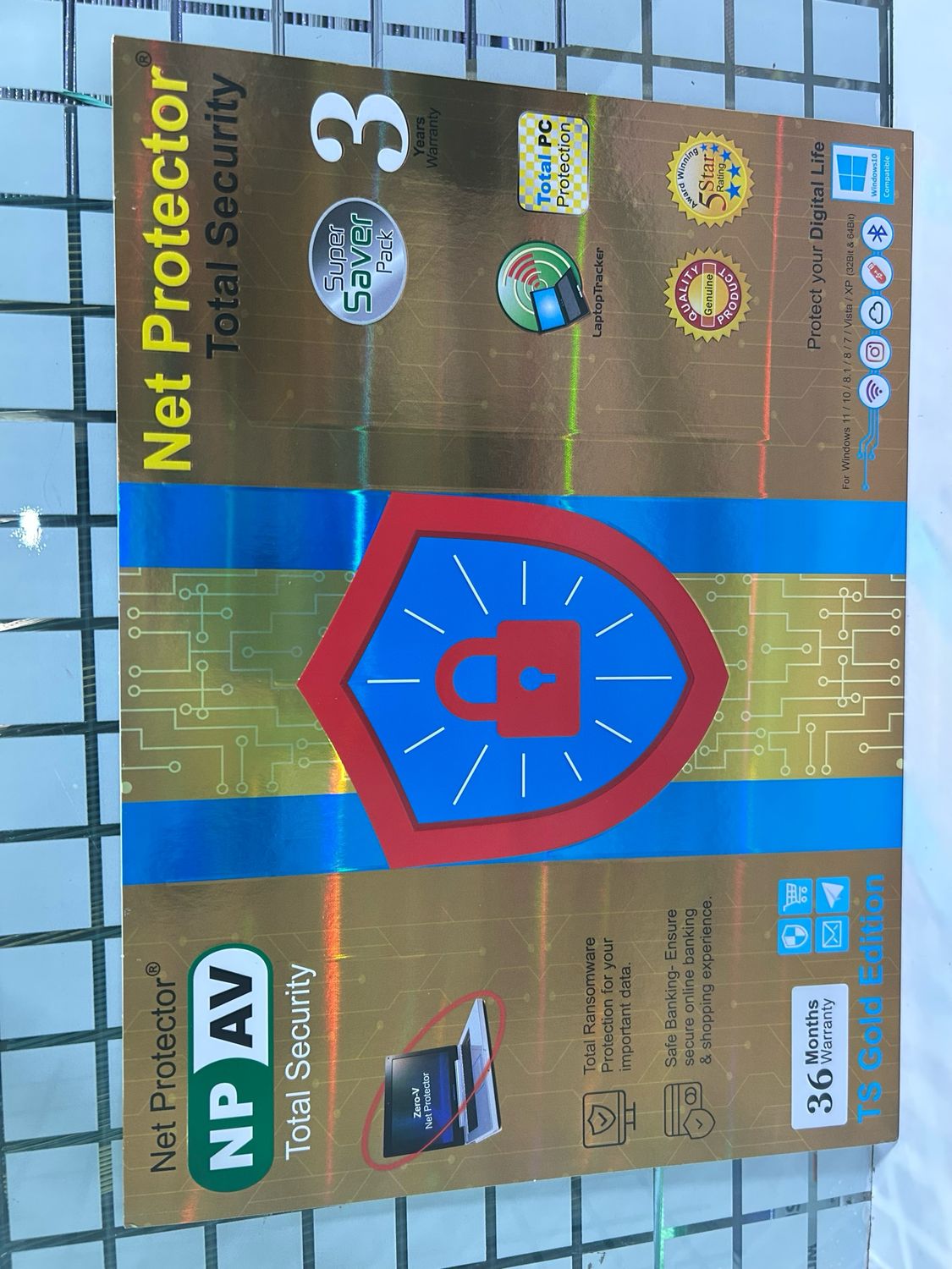 New, 1 User, 3 Year, Net Protector Total Security (NP-AV)