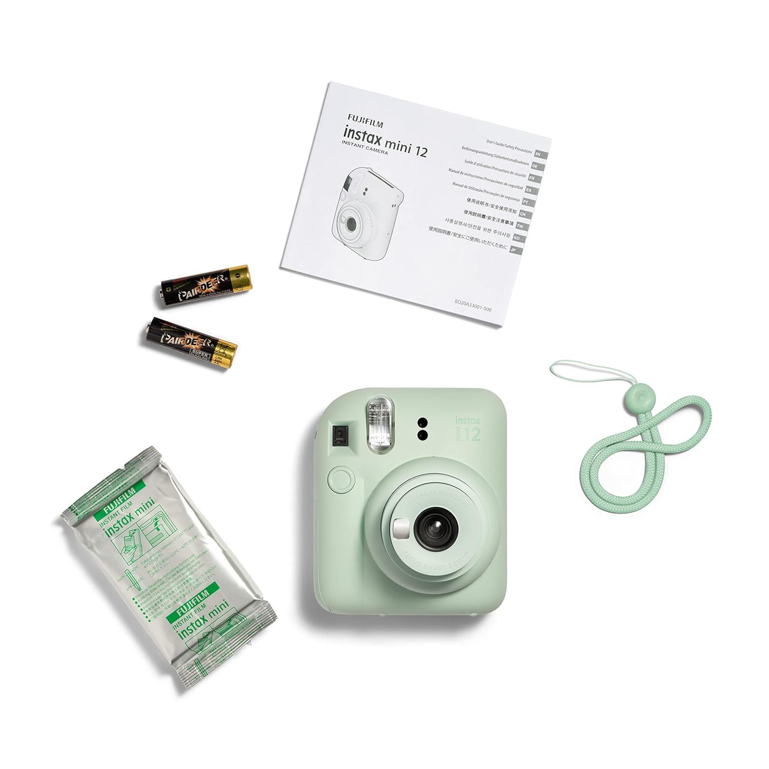 Fujifilm Instax Mini 12 Instant Camera-Green Fujifilm Instax Mini 12 Instant Camera-Green