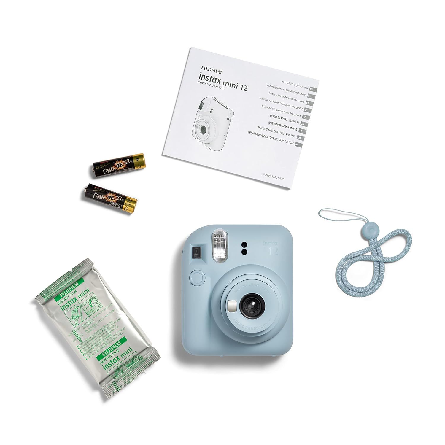 Fujifilm Instax Mini 12 Instant Camera-Blue Fujifilm Instax Mini 12 Instant Camera-Blue