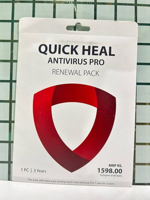 Renewal, 1 User, 3 Year, Quick Heal Antivirus Pro