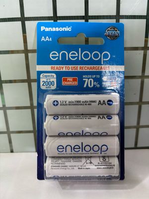 Panasonic eneloop AA, 2000mAh, Rechargeable 4-Battery