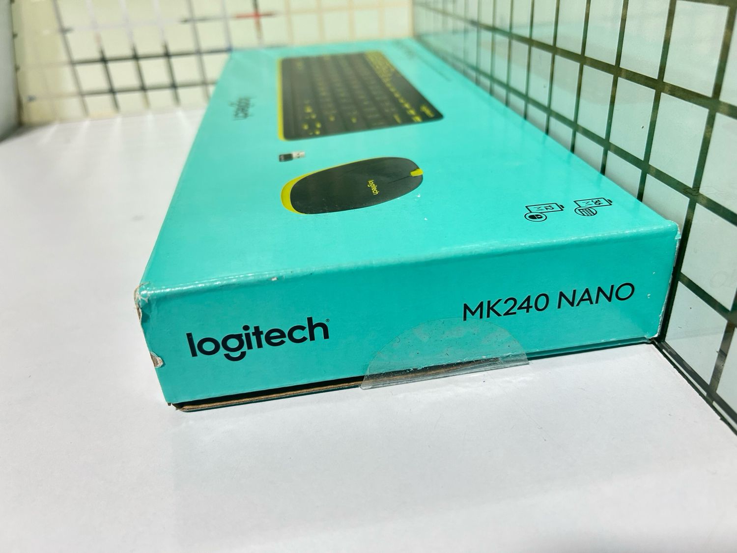 Logitech MK240 Nano Wireless Keyboard Mouse, Black Logitech MK240 Nano Wireless Keyboard Mouse, Black