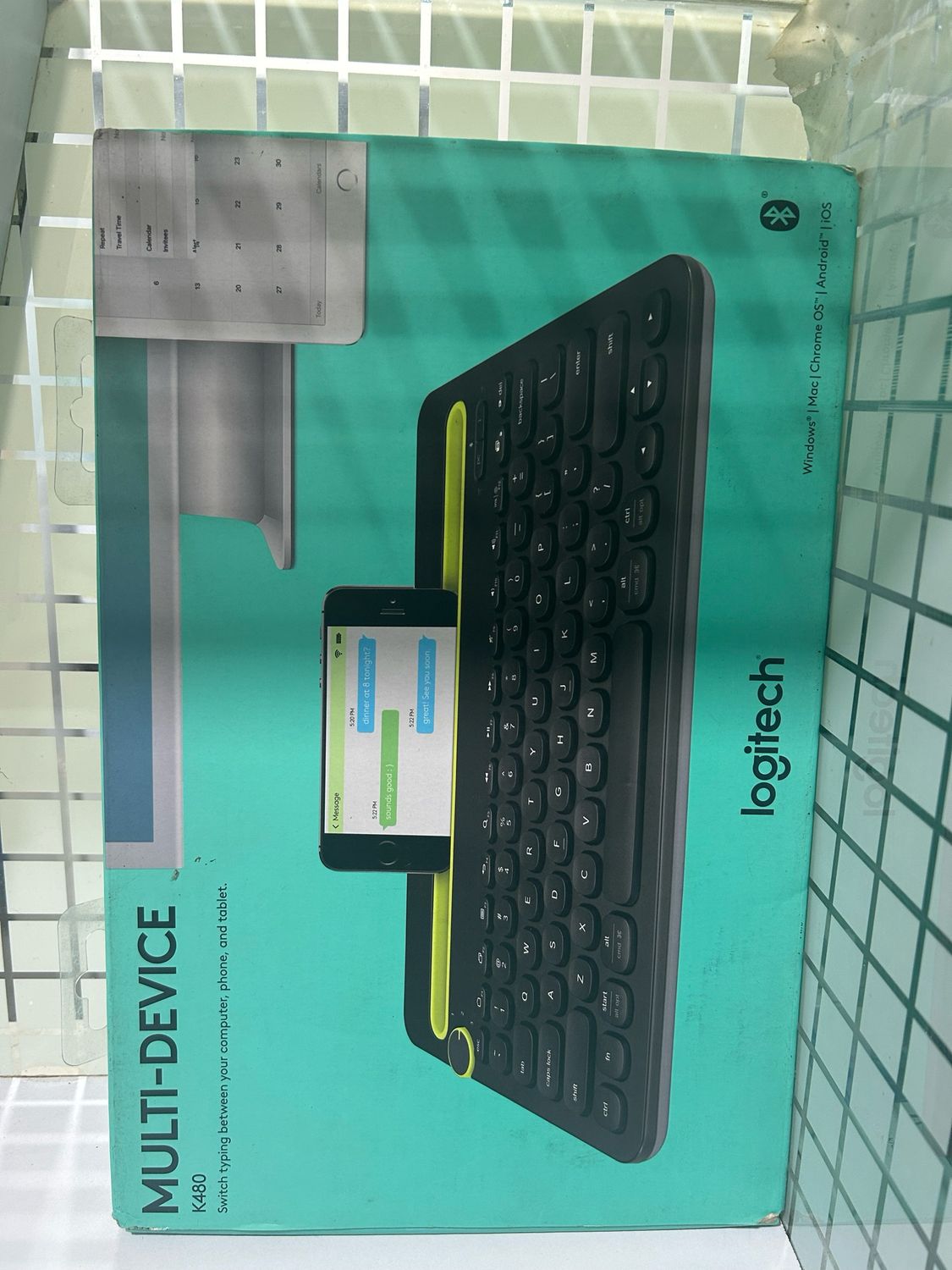 Logitech K480 Pc & mobile Bluetooth Keyboard ,Black