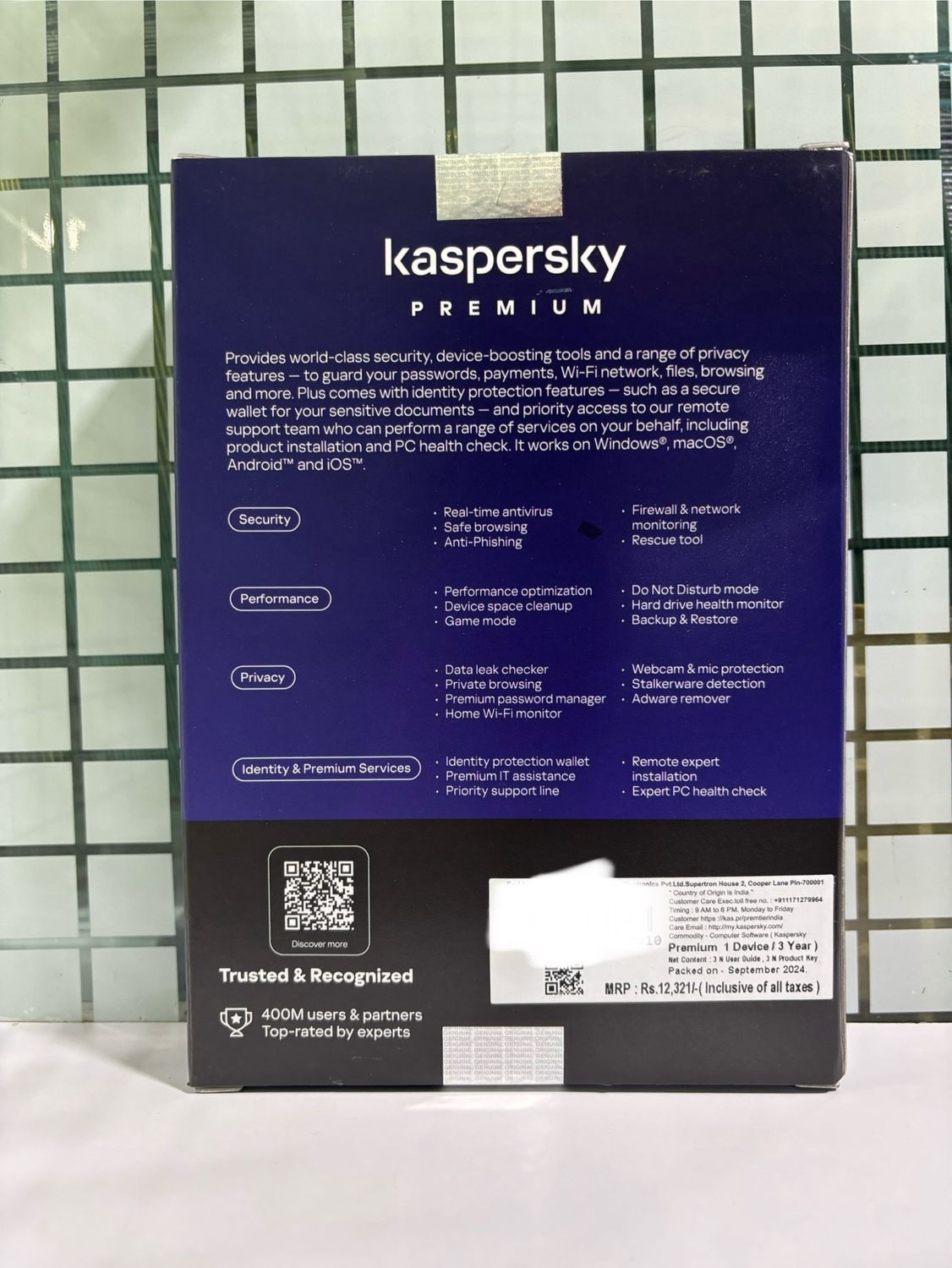 2 User, 3 Year, Kaspersky Total Security (Premium) 2 User, 3 Year, Kaspersky Total Security (Premium)