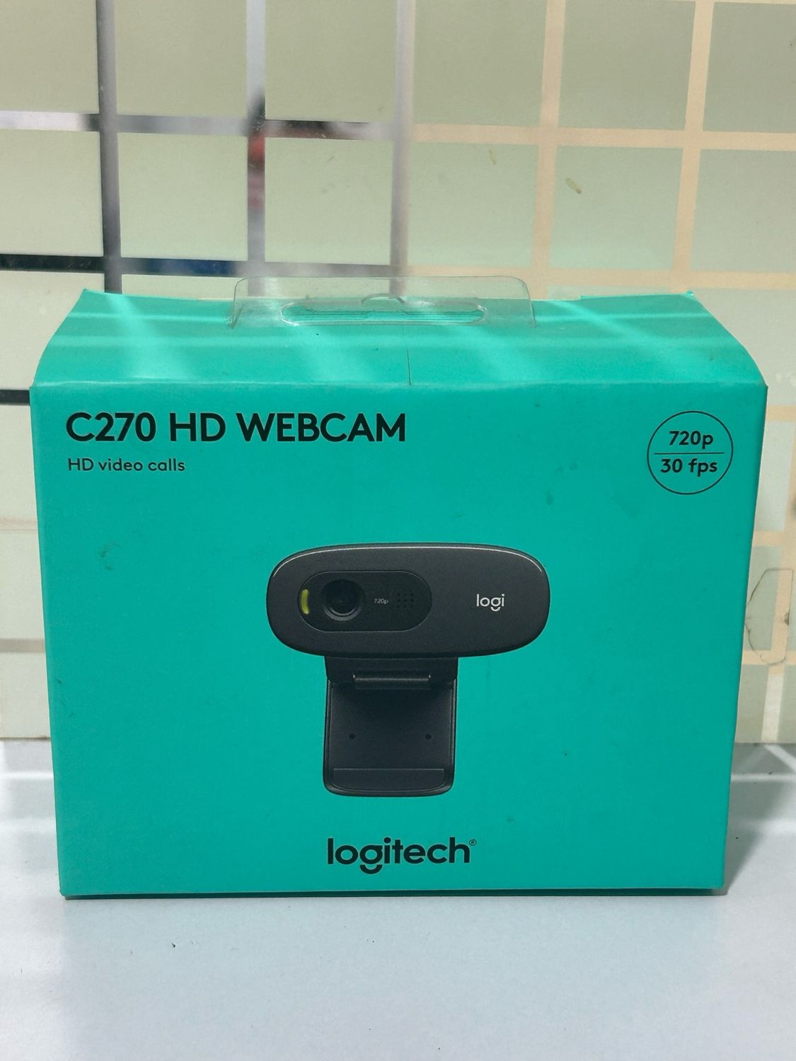 Logitech C270 HD Webcam, 720p/30fps