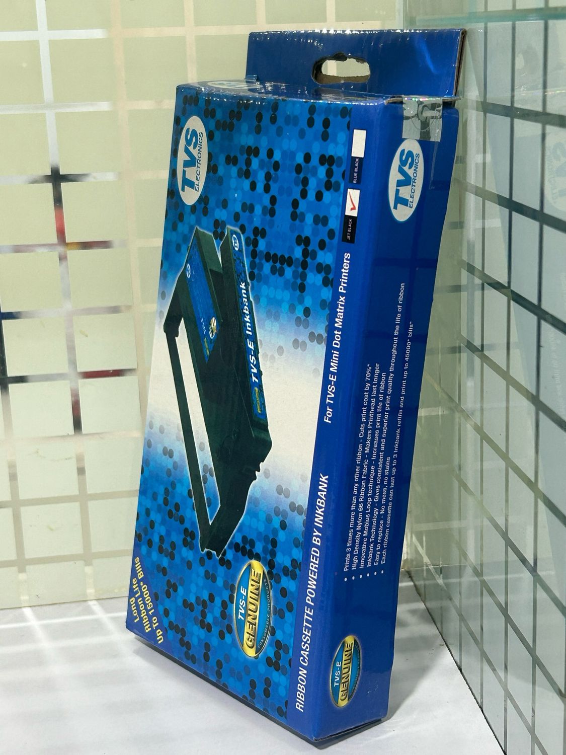 TVS RP 45 Jet Black Ribbon Cartridge TVS RP 45 Jet Black Ribbon Cartridge