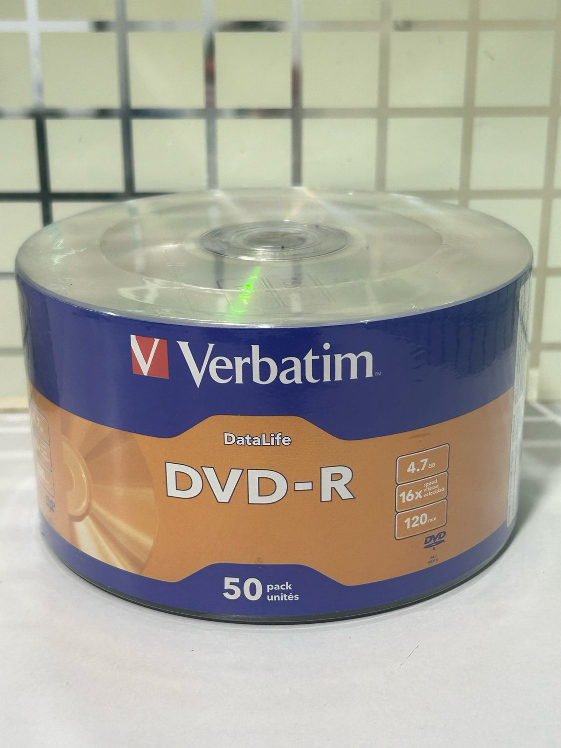 Verbatim DVD-R 16x 4.7GB, 120min, Pack of 50-disk