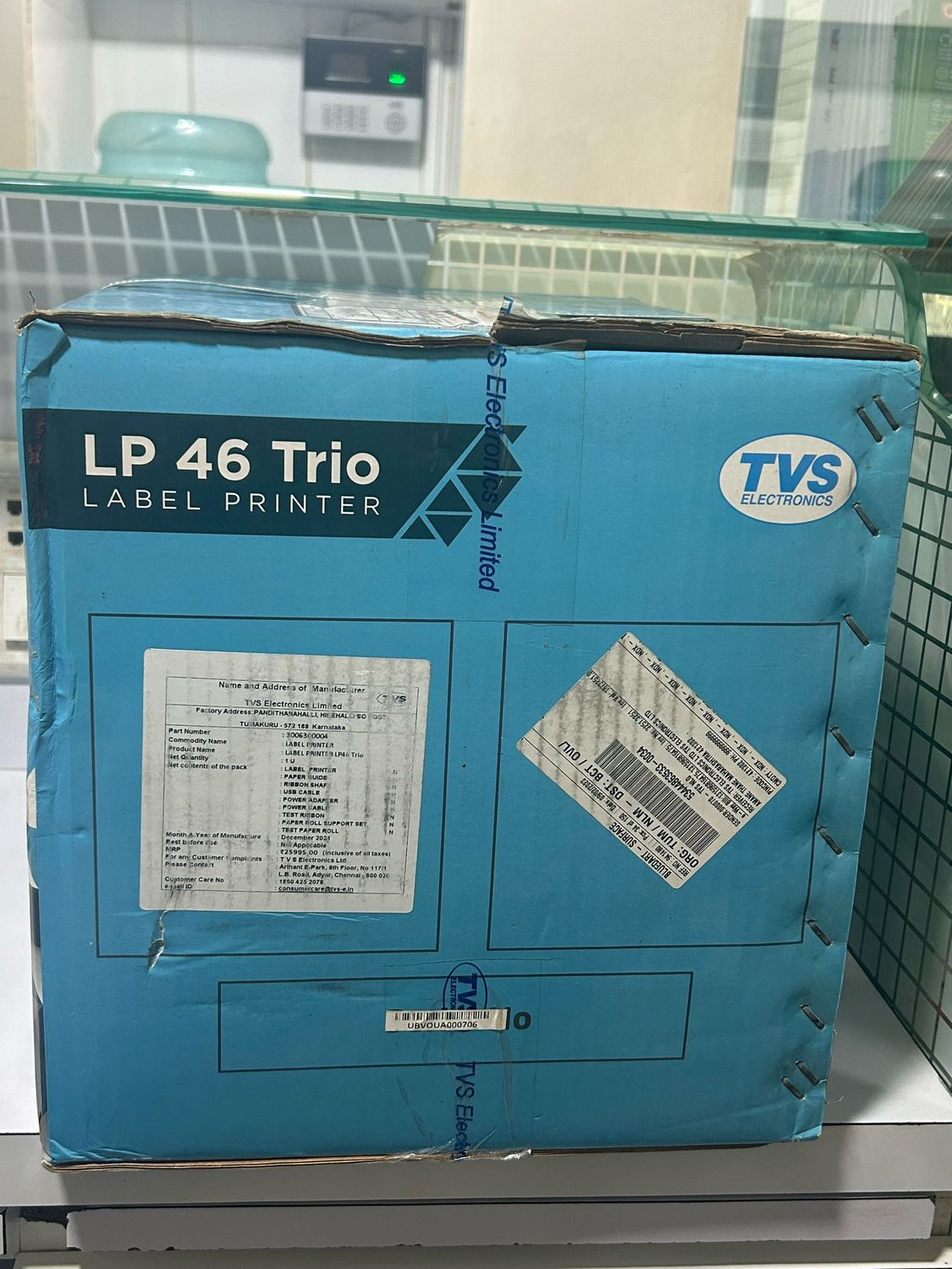 TVS LP 46 Trio Desktop Thermal Label Printer
