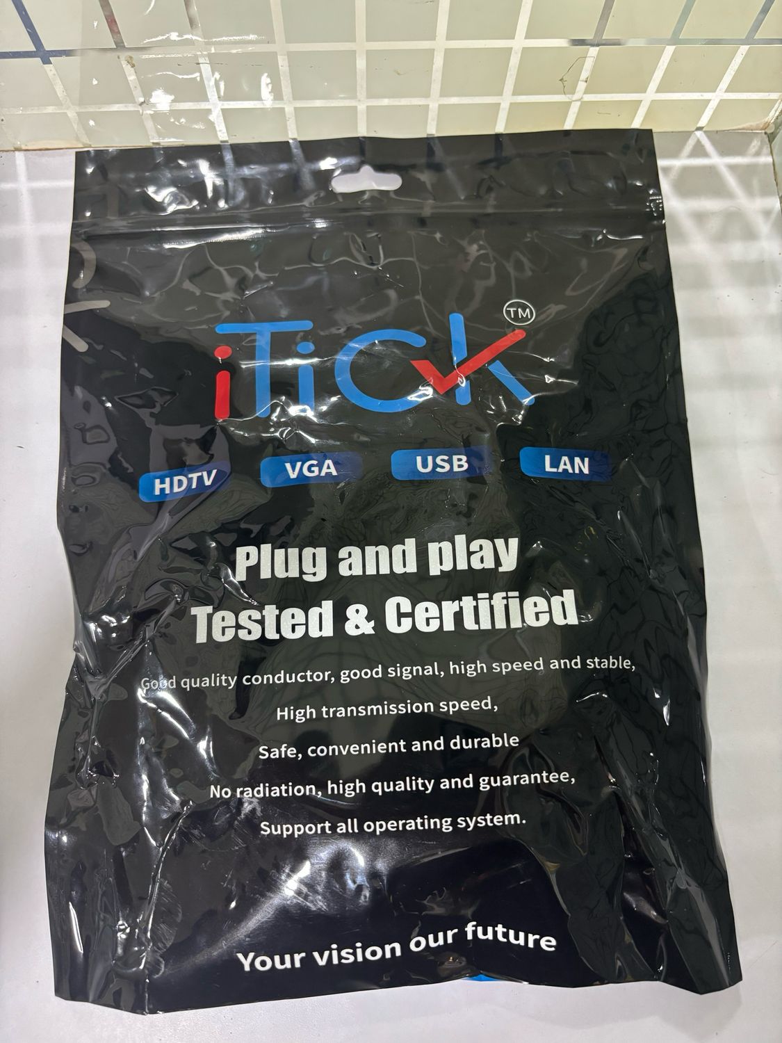 3mtr Type-C to Type-C Black PVC Cable 3mtr Type-C to Type-C Black PVC Cable