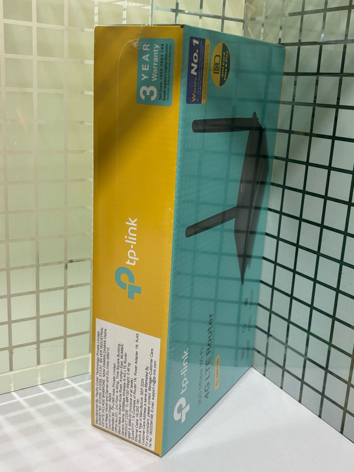 TP Link TL-MR100 300 Mbps Wireless N 4G LTE Router TP Link TL-MR100 300 Mbps Wireless N 4G LTE Router