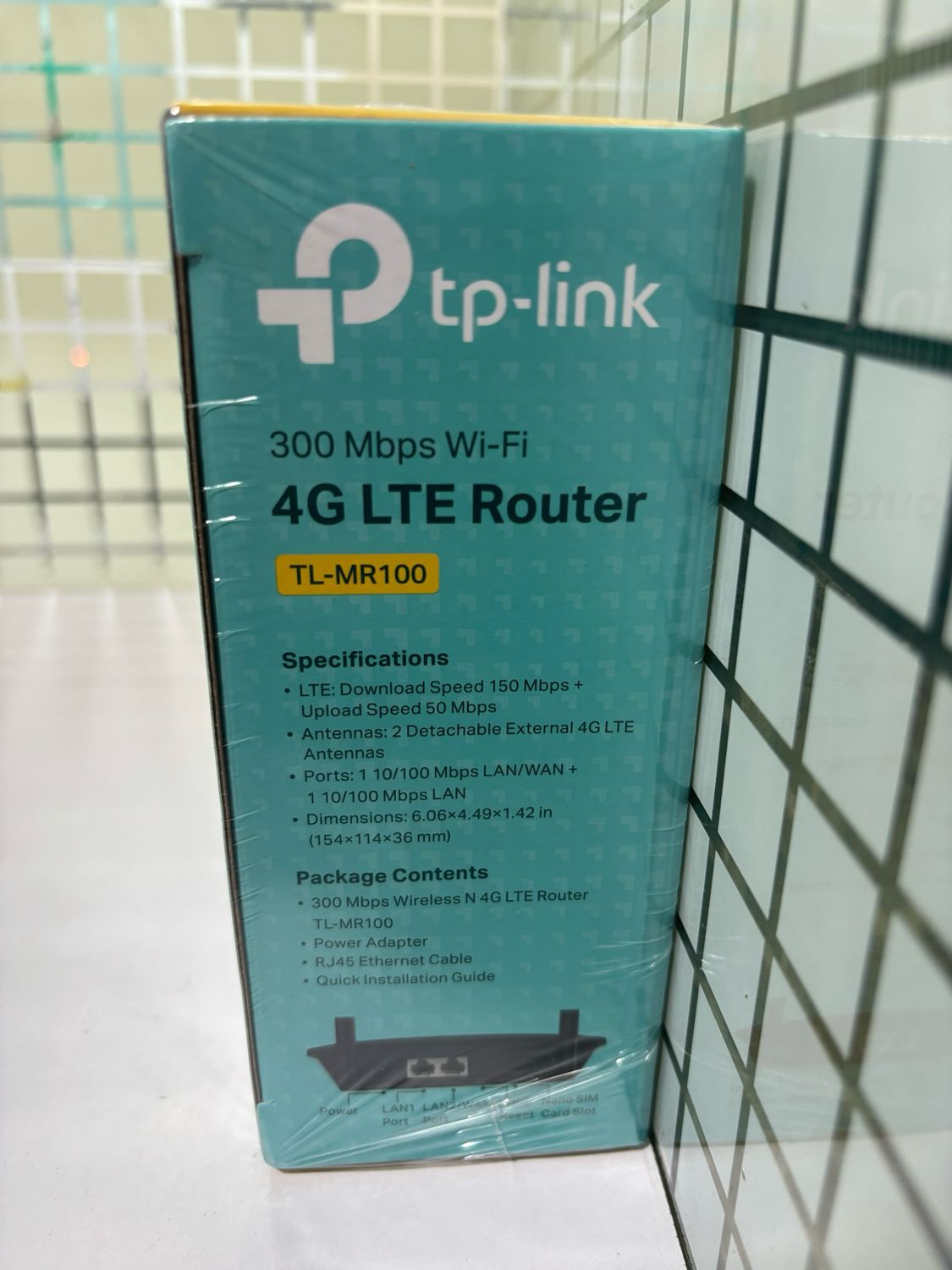 TP Link TL-MR100 300 Mbps Wireless N 4G LTE Router TP Link TL-MR100 300 Mbps Wireless N 4G LTE Router