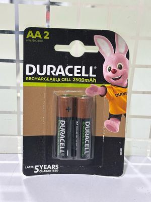 Duracell Rechargeable AA 2500mAh, 2 Batteries