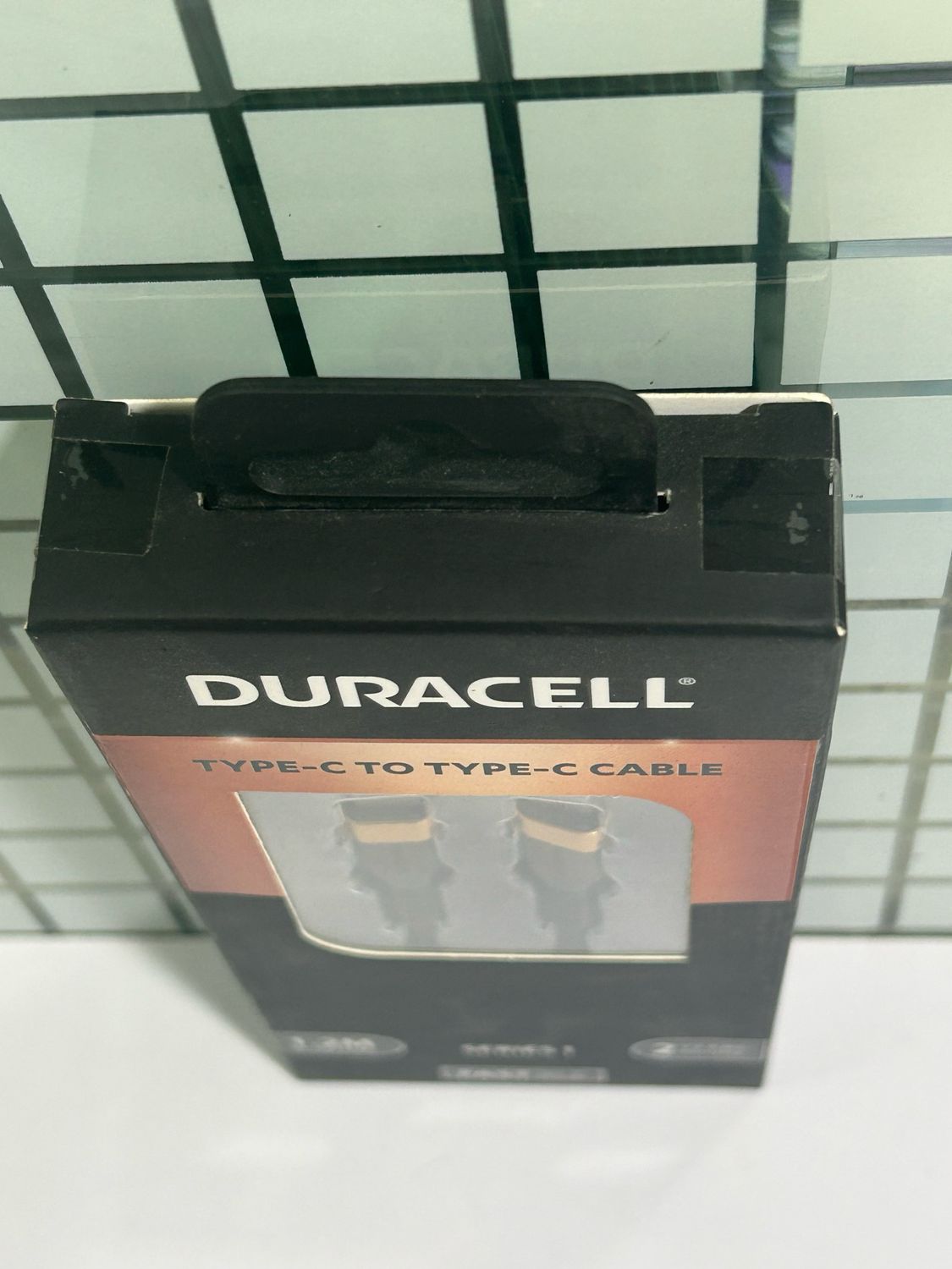 Duracell 1.2mtr 4A Type-C to Type-C Charging Cable Duracell 1.2mtr 4A Type-C to Type-C Charging Cable