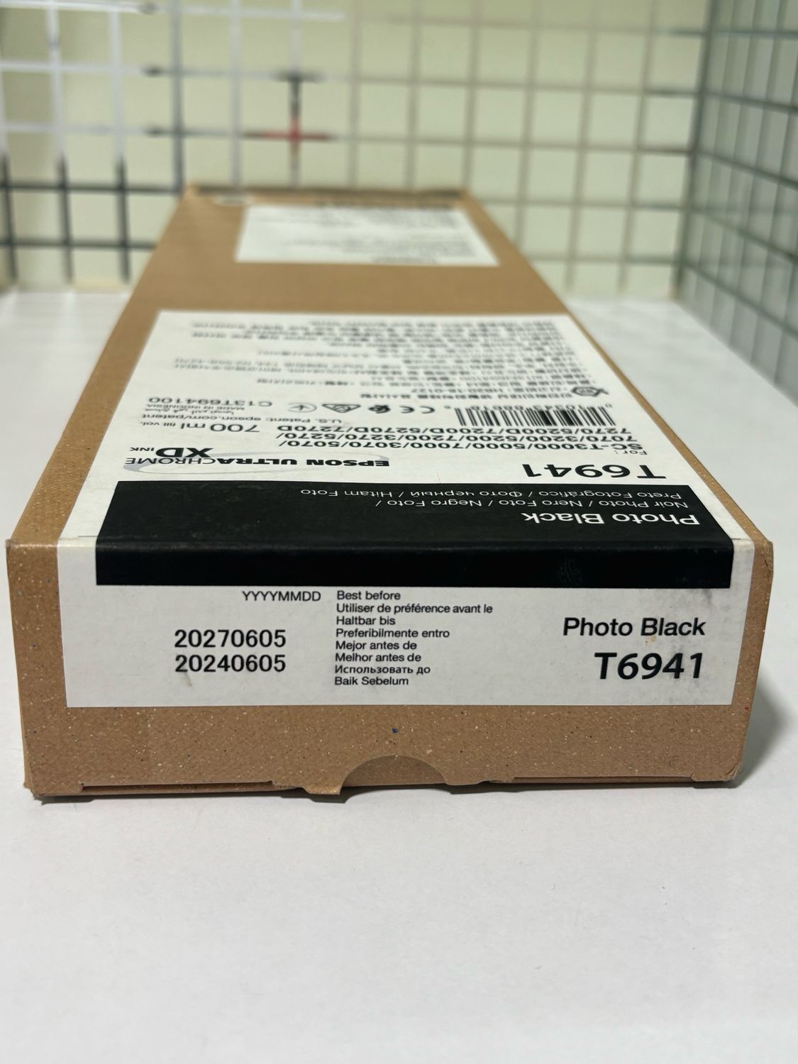 Epson T6941 Ink Cartridge, Photo Black, 700ml