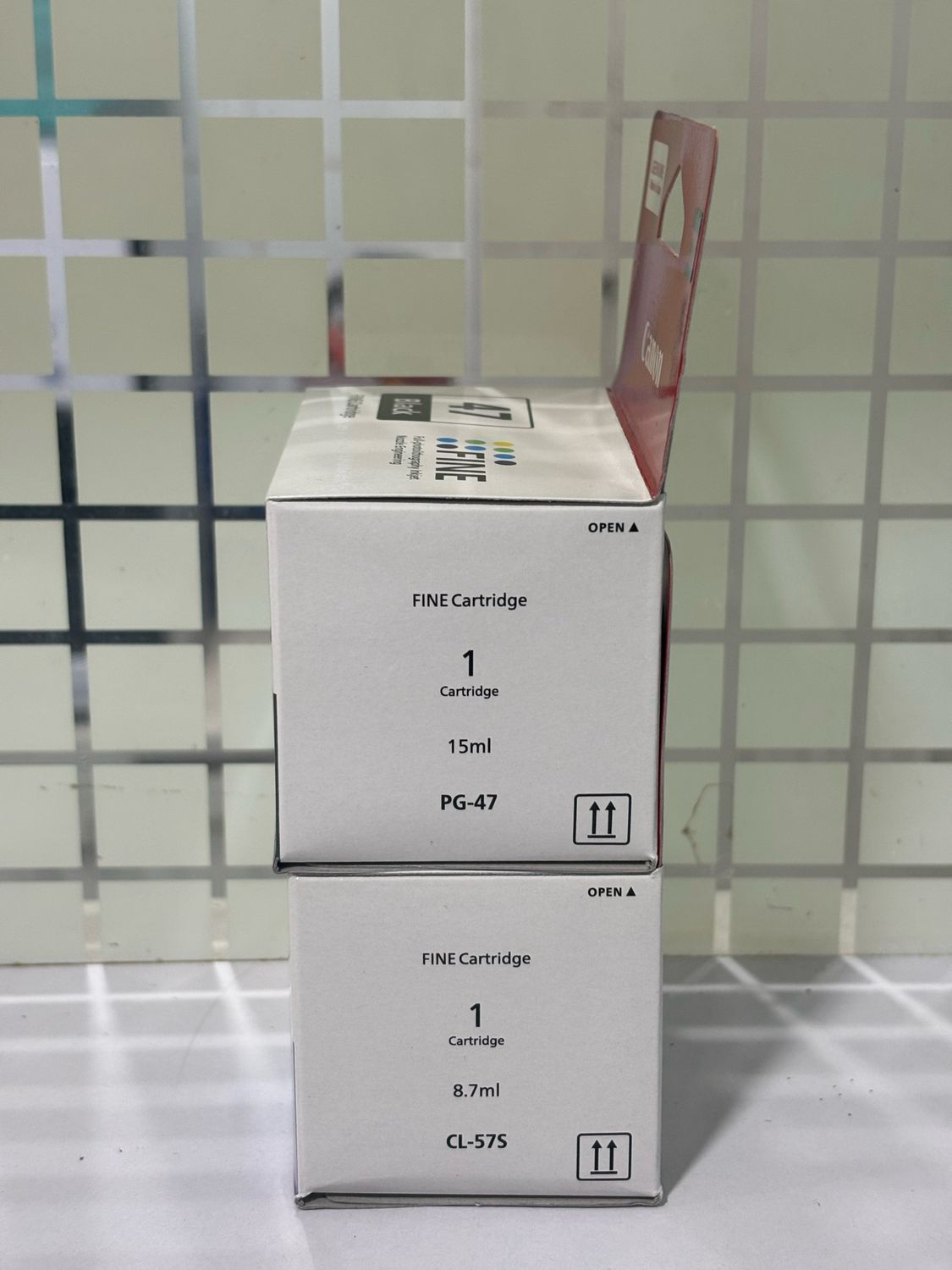 Canon Pixma E417, E460, E470, E477 Cartridge (PG47 CL57s) Canon Pixma E417, E460, E470, E477 Cartridge (PG47 CL57s)