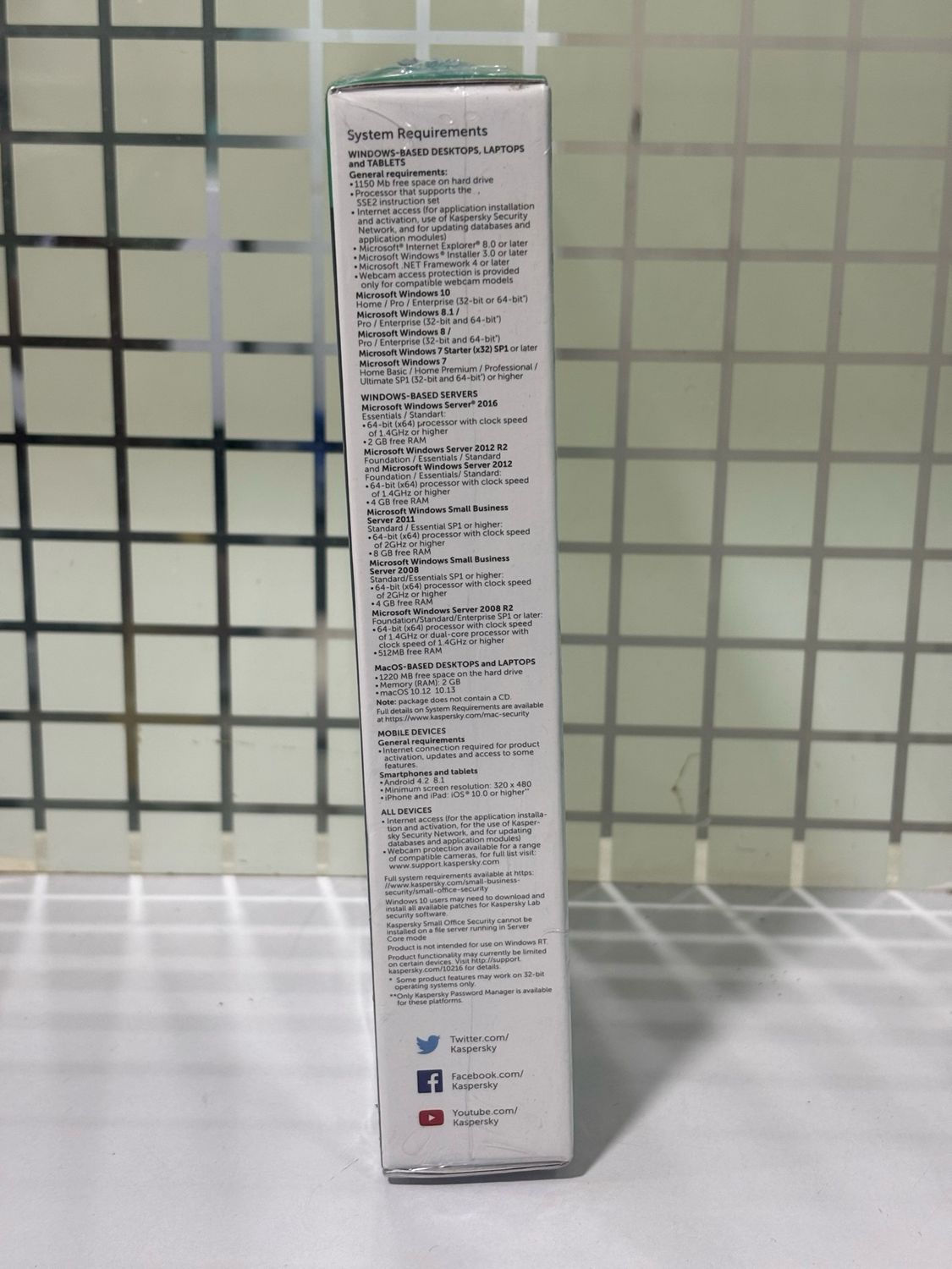 5 PC, 1 Server, 5 Mobile, 1 Year, Kaspersky Small Office Security 5 PC, 1 Server, 5 Mobile, 1 Year, Kaspersky Small Office Security