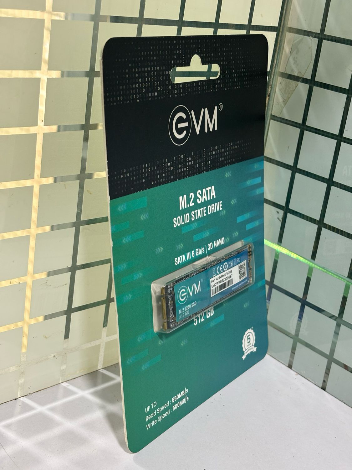 EVM M.2 (2280) 512GB SSD - Fast Performaning SATA Internal SSD EVM M.2 (2280) 512GB SSD - Fast Performaning SATA Internal SSD