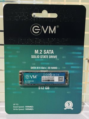 EVM M.2 (2280) 512GB SSD - Fast Performaning SATA Internal SSD