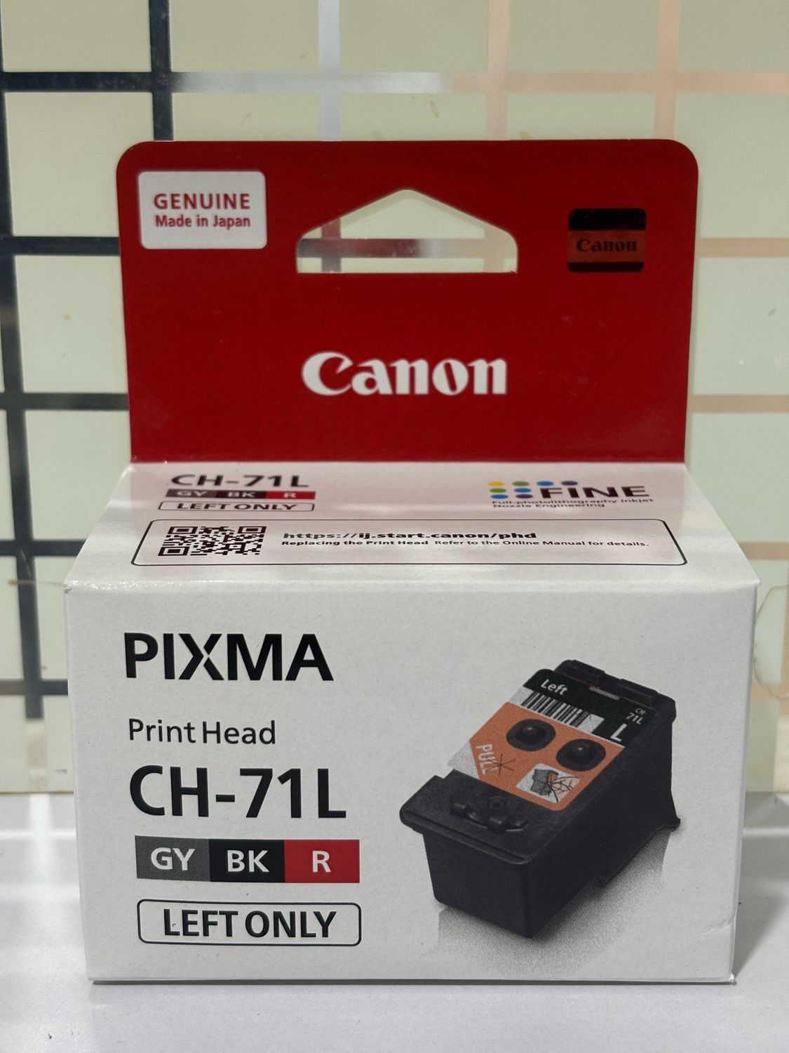 Canon Pixma CH-71L Printhead For Gray, Black, Red
