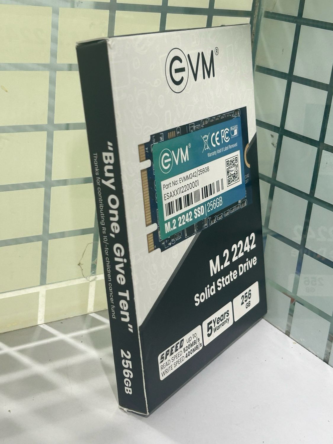 EVM 256GB 2242 M.2 SATA SSD EVM 256GB 2242 M.2 SATA SSD