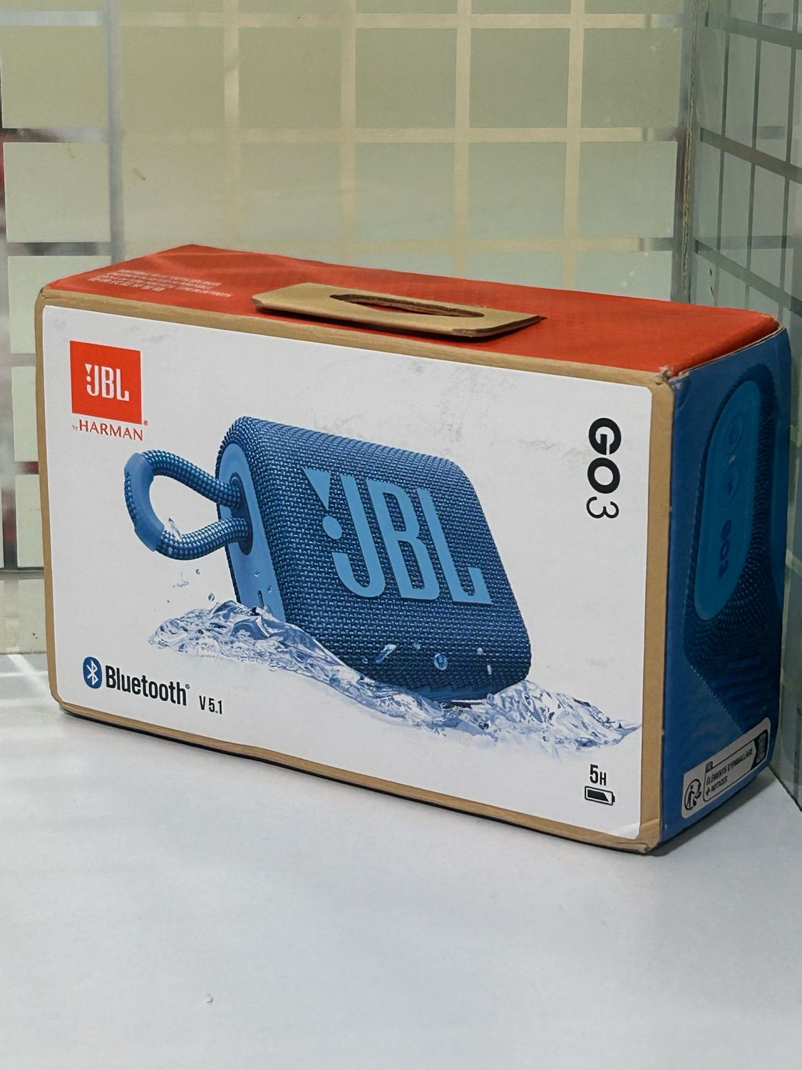 JBL Go 3, Wireless Ultra Portable Bluetooth Speaker,Blue