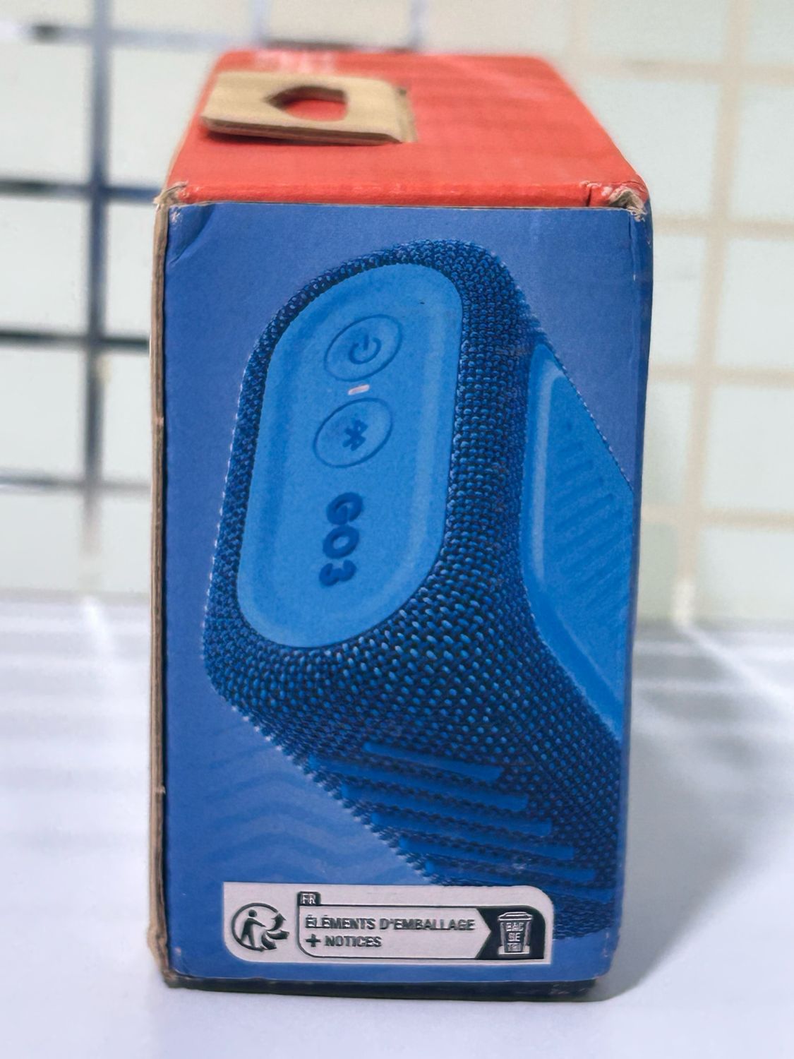 JBL Go 3, Wireless Ultra Portable Bluetooth Speaker,Blue