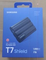 Samsung T7 Shield 1TB External SSD up-to 1050MB/s  - Black (‎MU-PE1T0S/AM)