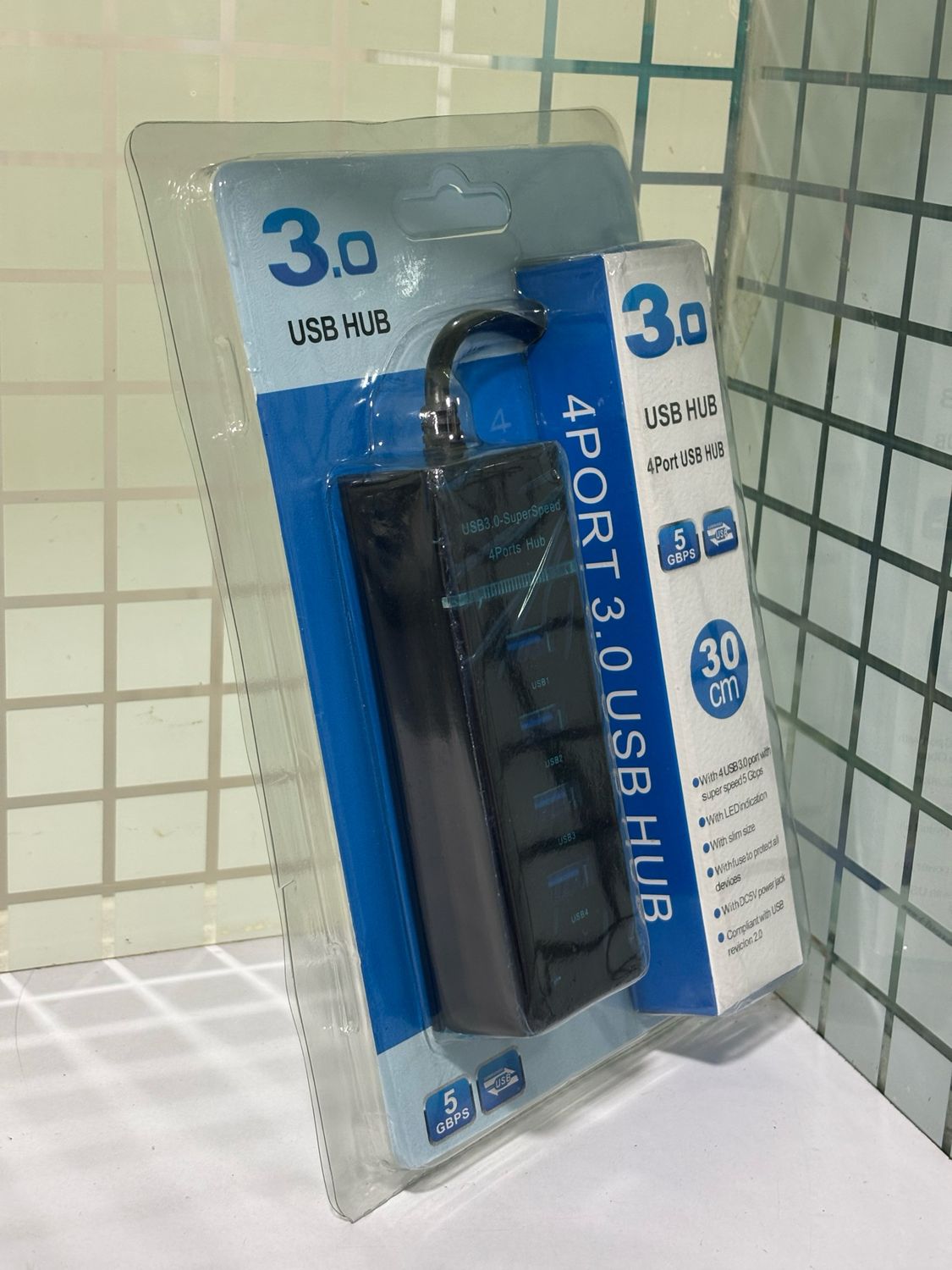 4-Port USB Hub with USB 3.0 Super Speed