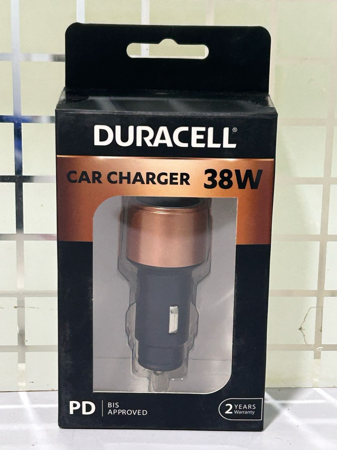 Duracell 38W Fast Car Charger Adapter