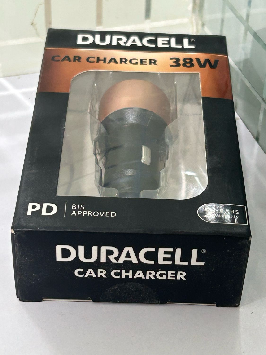 Duracell 38W Fast Car Charger Adapter