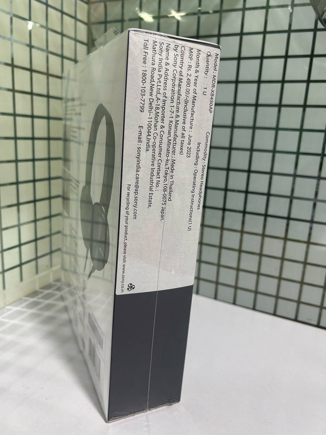 Sony MDR-XB450AP On-Ear Headphones, Black Sony MDR-XB450AP On-Ear Headphones, Black