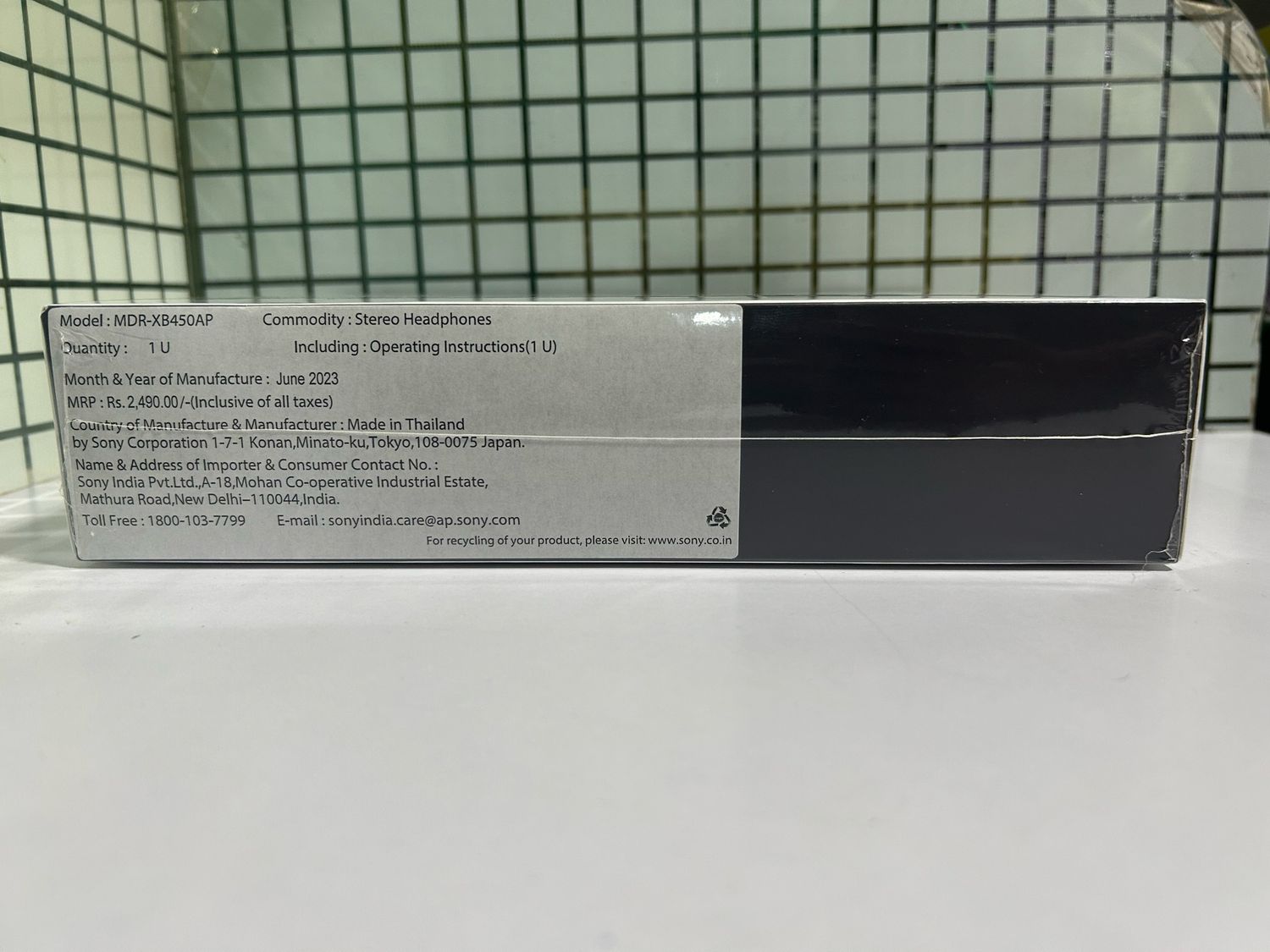 Sony MDR-XB450AP On-Ear Headphones, Black Sony MDR-XB450AP On-Ear Headphones, Black