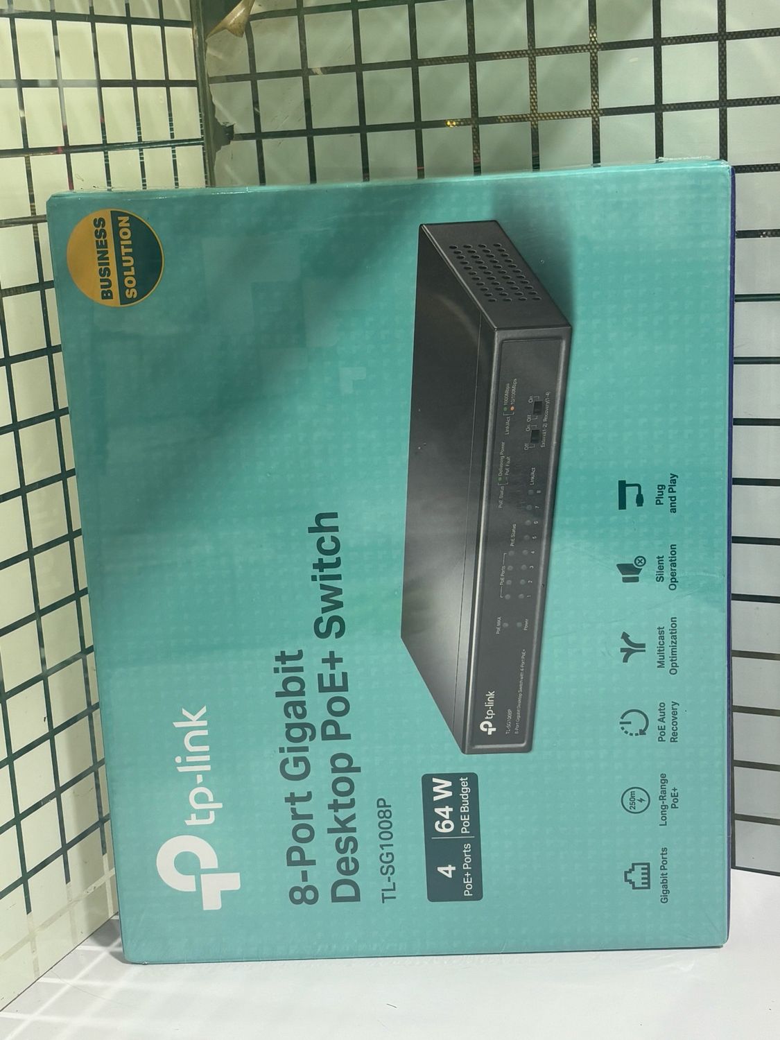 TP Link TL-SG1008P 8-Port Gigabit Desktop Switch with 4-Port PoE+