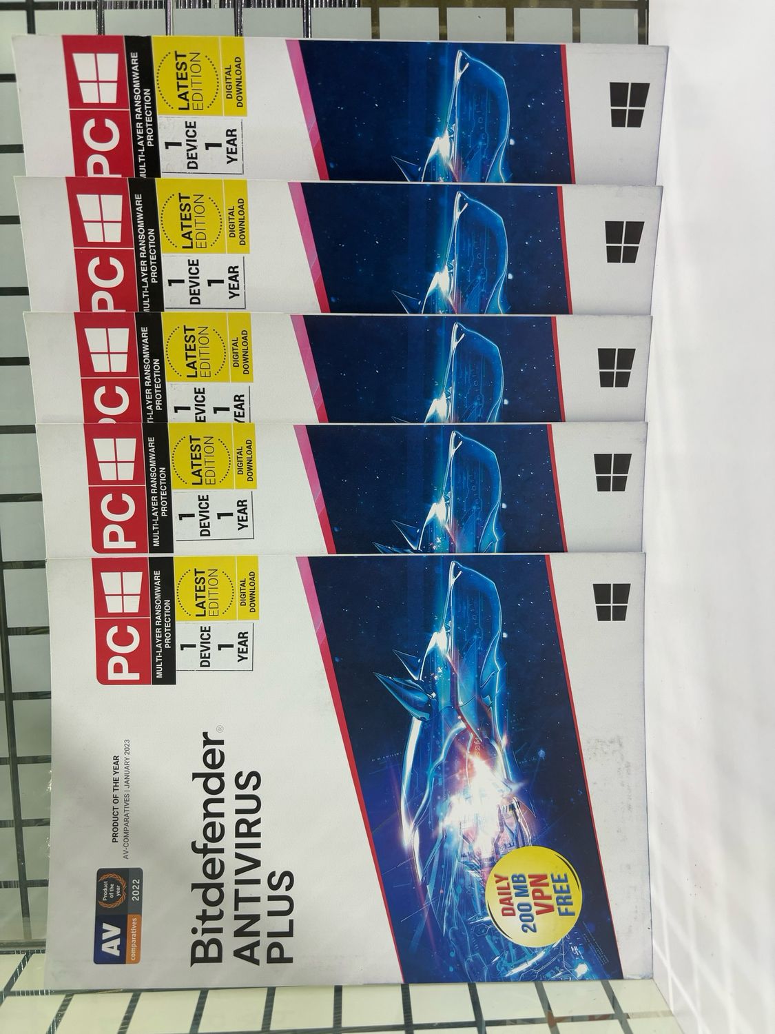 5 User, 1 Year, Bitdefender Antivirus, Plus