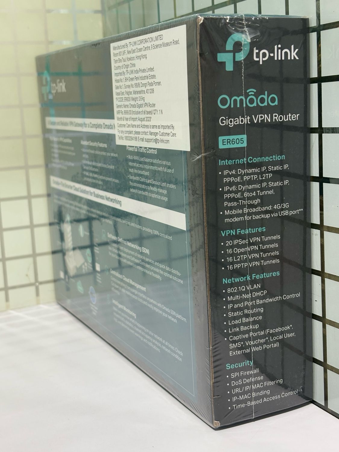 TP Link ER605 Omada Gigabit VPN Router TP Link ER605 Omada Gigabit VPN Router