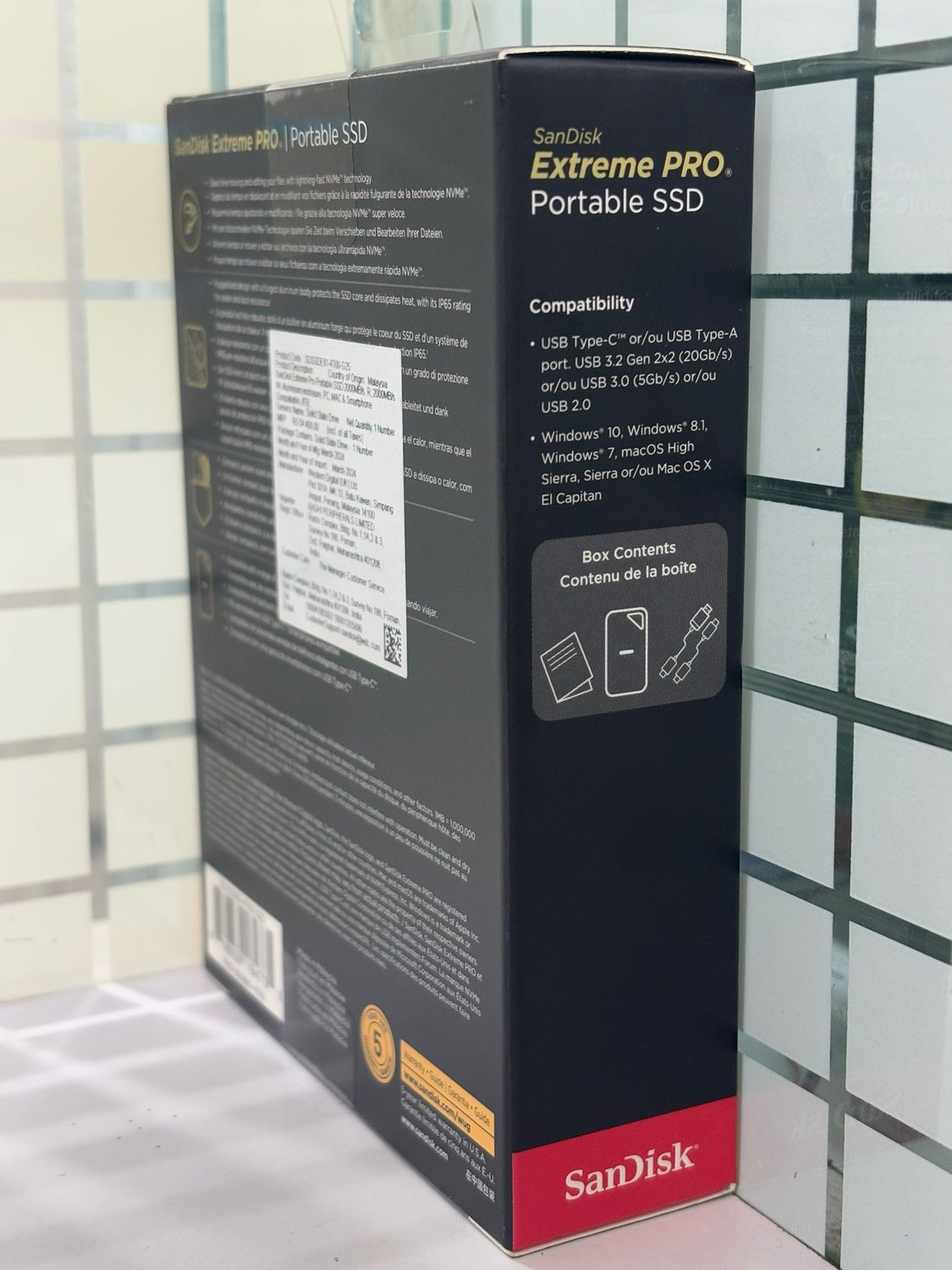 SanDisk 4TB Extreme PRO Portable SSD SanDisk 4TB Extreme PRO Portable SSD