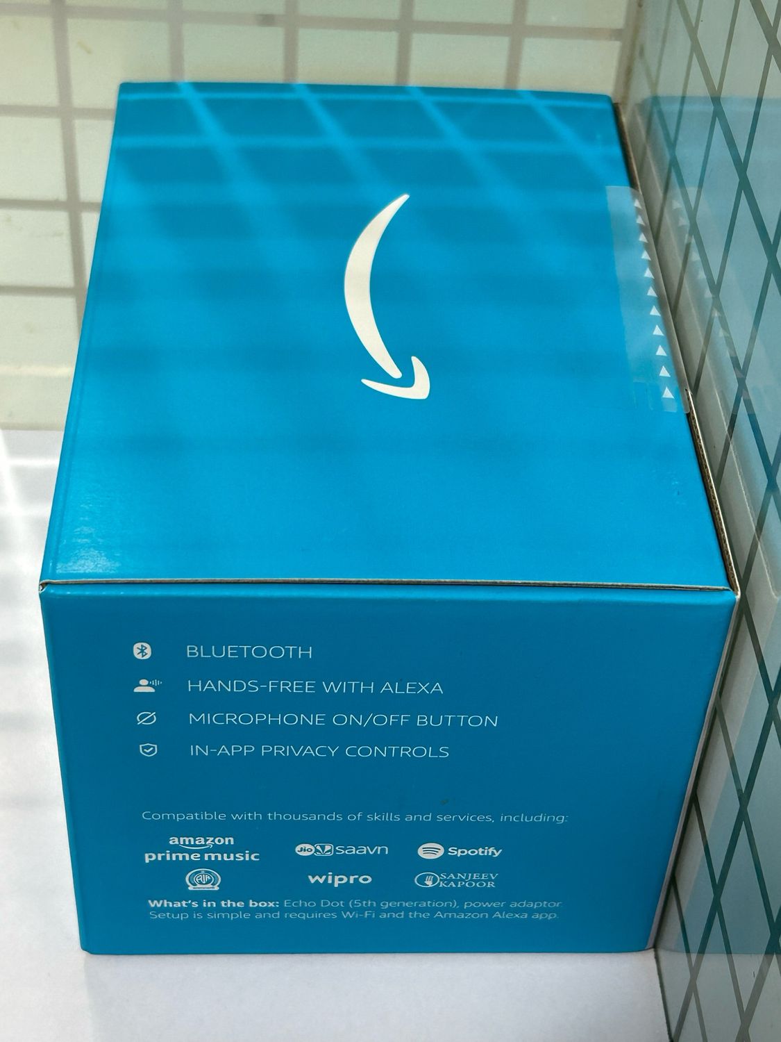 Amazon Echo Dot 5th Gen, Alexa Smart Speaker, Blue Amazon Echo Dot 5th Gen, Alexa Smart Speaker, Blue